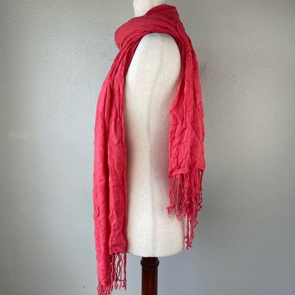 Tasseled Scarf EUC - Picture 3 of 5